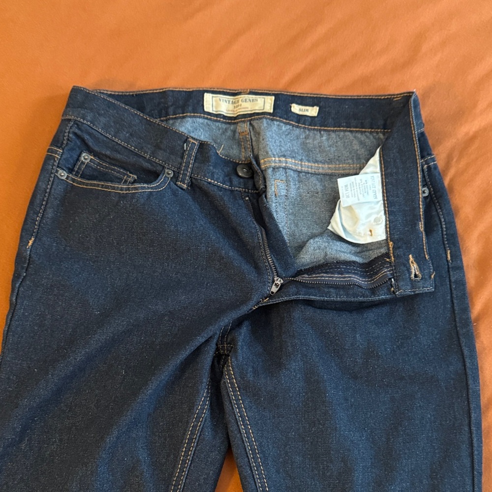 Vintage Blue Denim Jeans